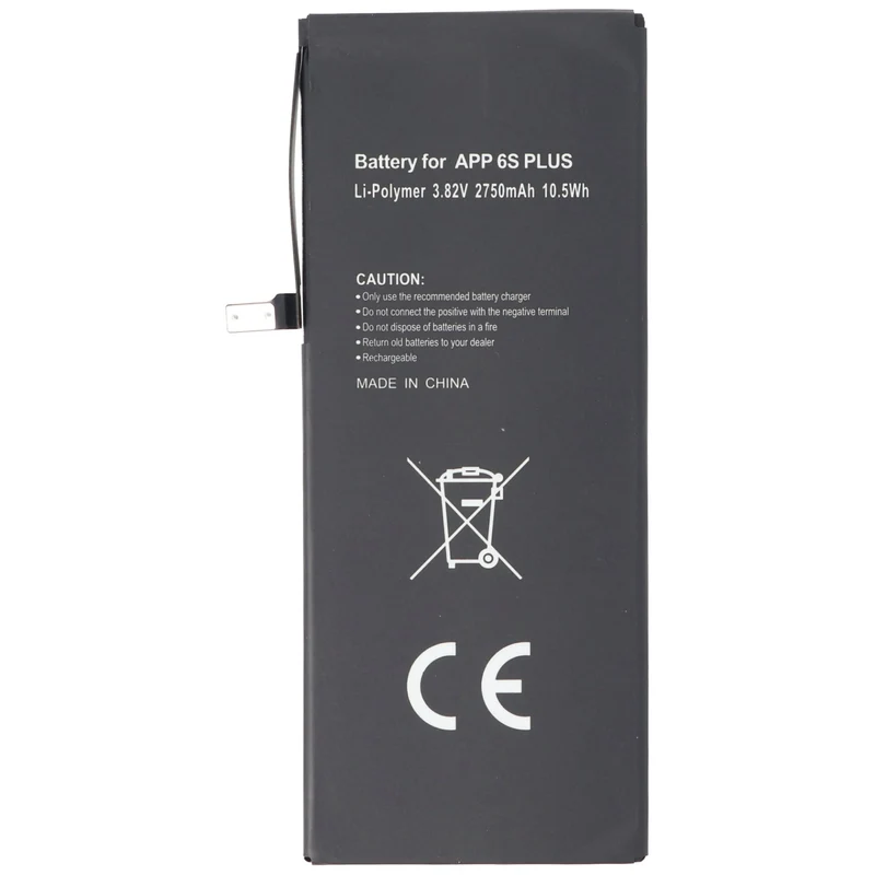 AccuCell Akku passend für den Apple iPhone 6S plus Akku 616-00045, 2750mAh max. 10.5Wh