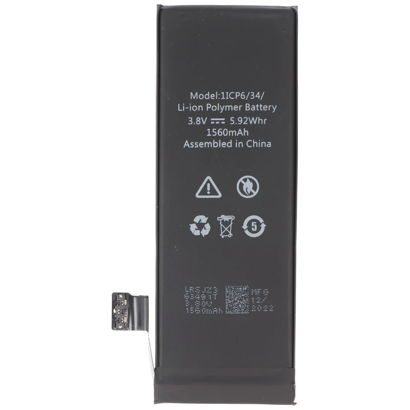 AccuCell Akku passend für den Apple iPhone 5c Akku 616-0667, 616-0720 mit 1500mAh