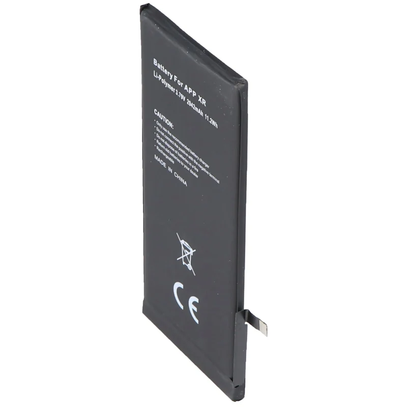 AccuCell Akku passend für Apple iPhone XR, Li-Polymer, 3,79V, 2942mAh, 11,2Wh, built-in, ohne Werkzeug
