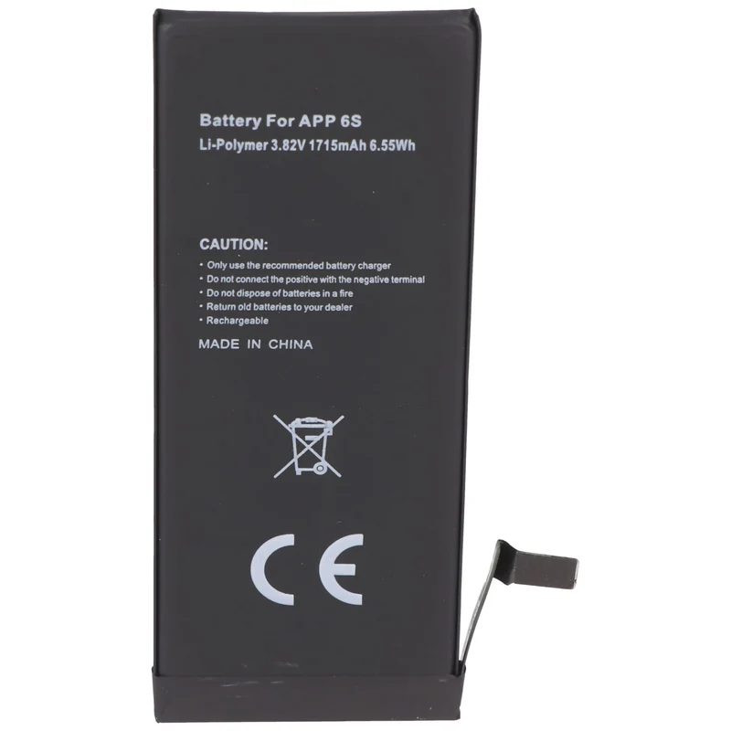 AccuCell Akku passend für den Apple iPhone 6S Akku 616-00033, 616-00036, Kapazität 1715mAh