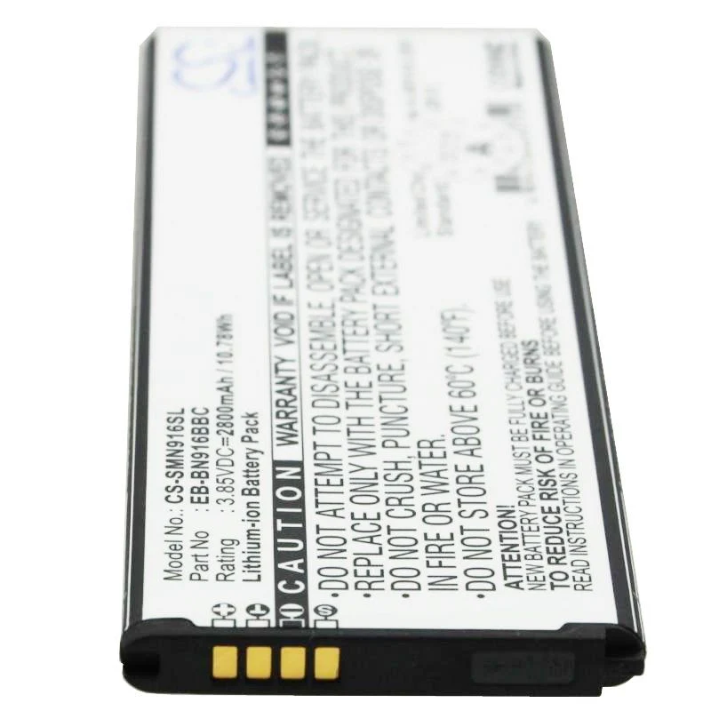 Cameron Sino Akku passend für den Samsung SM-N910 Akku Galaxy Note 4, 2800mAh