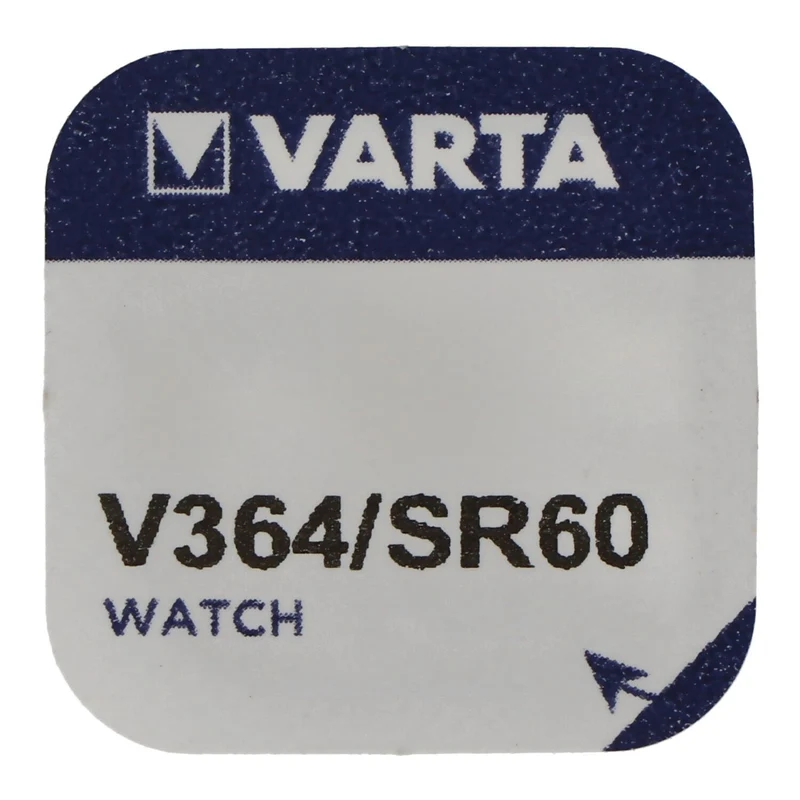 Varta V363, SR60, SR621SW Knopfzelle für Uhren etc.