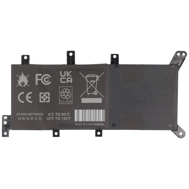 AccuCell 5000mAh Akku passend für ASUS X555, C21N1347, Li-Polymer, 7,6V, 38,0Wh, built-in, ohne Werkzeug