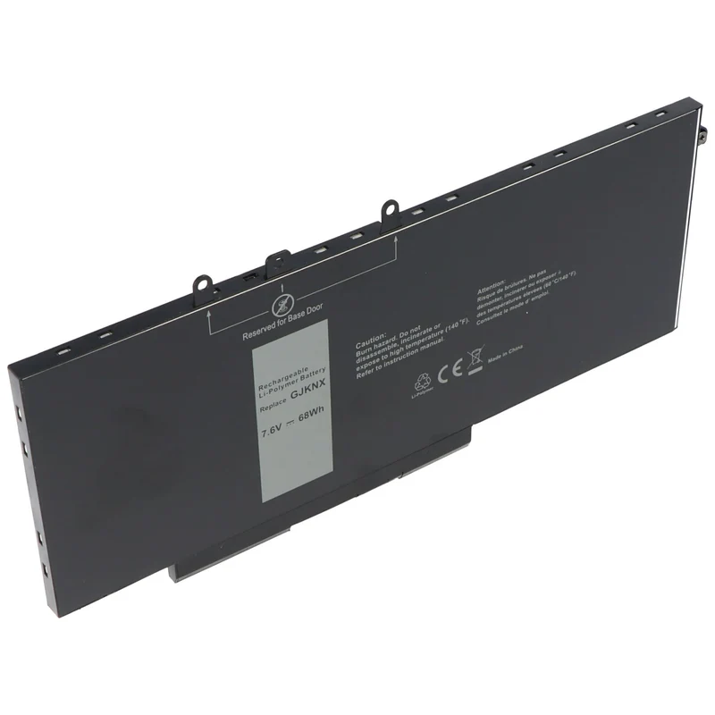 AccuCell Akku passend für Dell Latitude 5480, 5490, Li-Polymer, 7,6V, 8950mAh, 68Wh built-in ohne Werkzeug