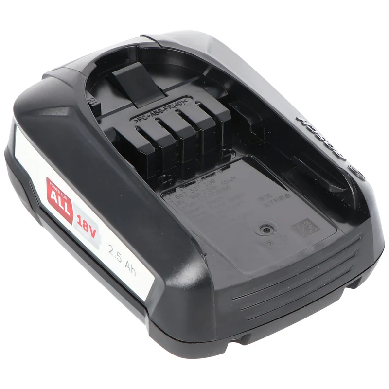 Bosch 18 Volt Ersatz Akku 2,5 Ah passend für alle Geräte des grünen Bosch Home und Garden Li-Ion 18 Volt Systems