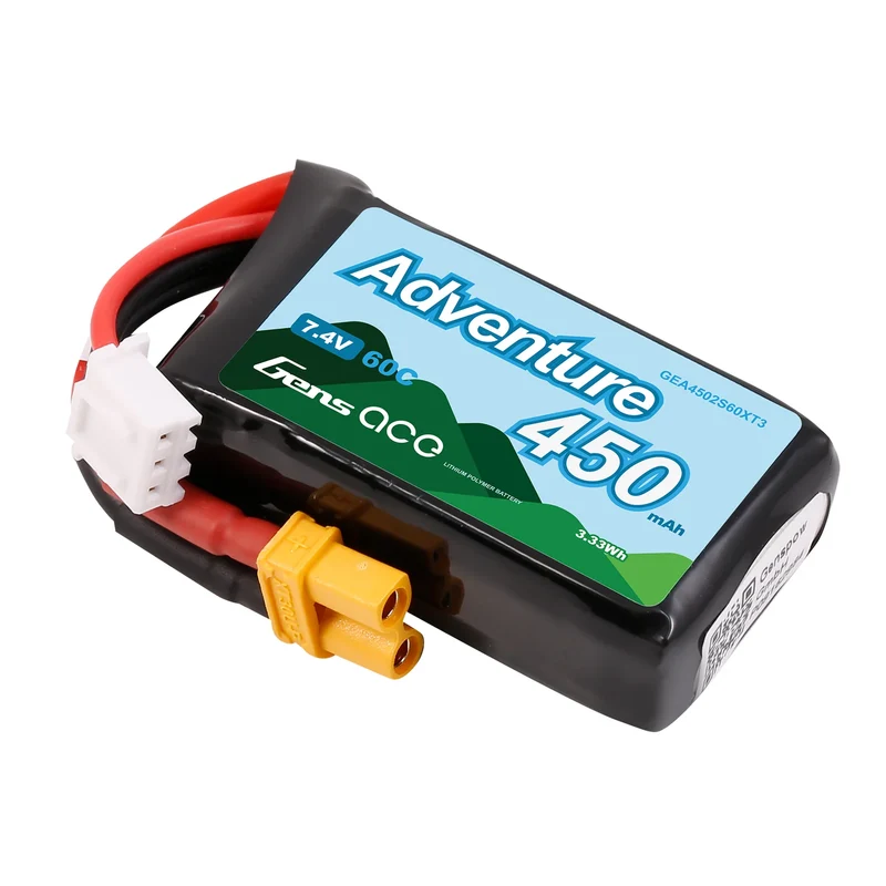 Gens ace Adventure 450mAh 2S1P 7,4V 60C Lipo-Akku XT30