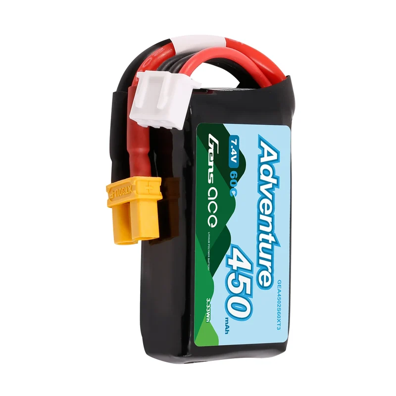 Gens ace Adventure 450mAh 2S1P 7,4V 60C Lipo-Akku XT30
