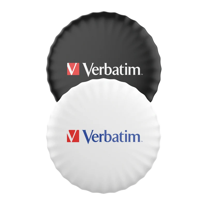 Verbatim Tracker, My Finder Coin, MYFC-02BW, schwarz-weiss Bluetooth, für Apple Find My App, Retail (2-Pack)