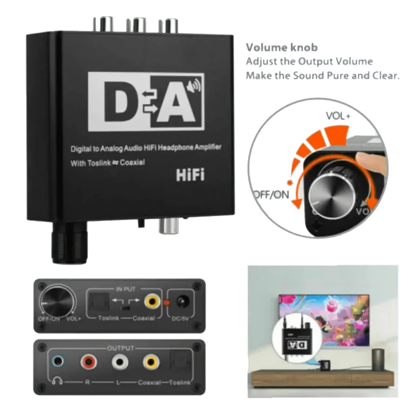 Convertisseur Audio numérique vers analogique R/L