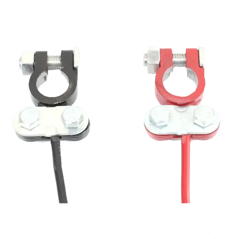 Paire de Bornes pour batterie avec pinces à vis