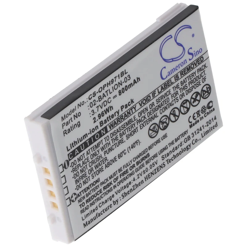 AccuCell Akku passend für Opticon OPL-7724, OPL-7734, OPL-9700, OPL-9712, OPL-9713, OPL-9723, OPL-9724, OPL-9725, OPL-9727, OPL-9728, 02-BATLION-03, 11267, ORBLIOP0012