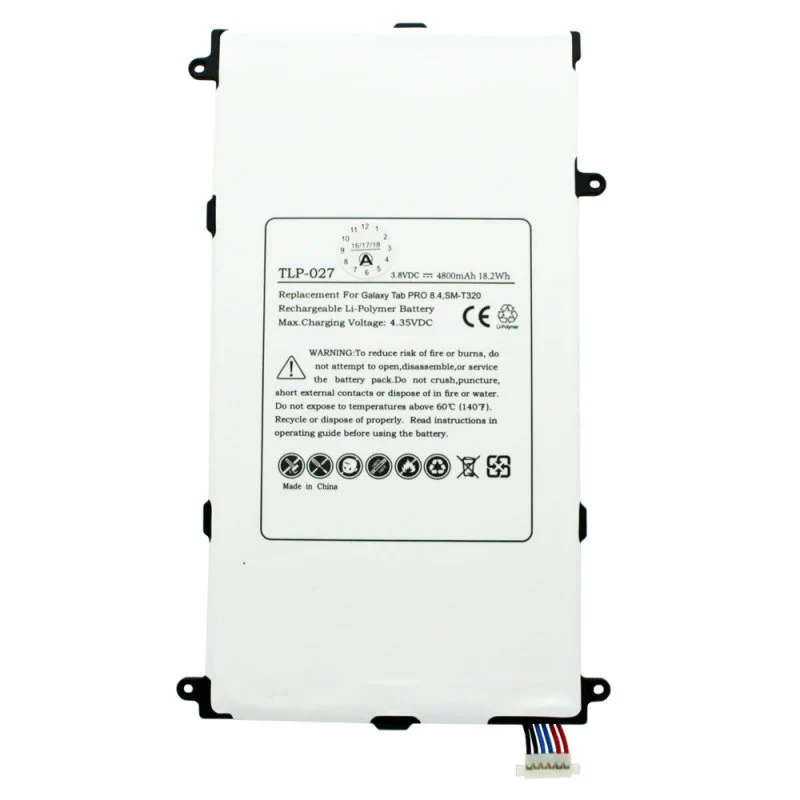 AccuCell Akku passend für Samsung Galaxy Tab Pro 8.4, Samsung Galaxy Tab Pro 8.4 LTE-A, SM-T320, SM-T321, SM-T325, SM-T327A Akku T4800E