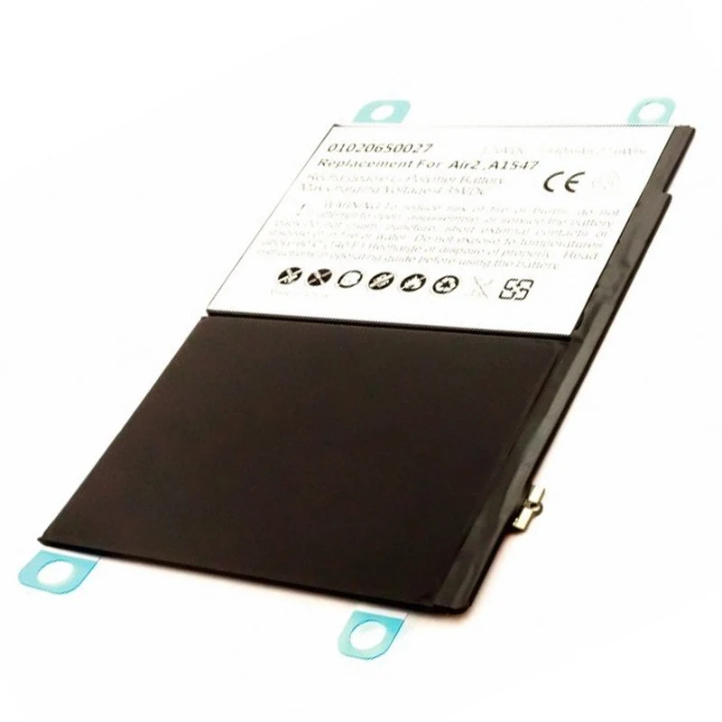 AccuCell Akku passend für den Apple iPad Air 2 Akku 020-8562, A1547, A1567, 7340mAh