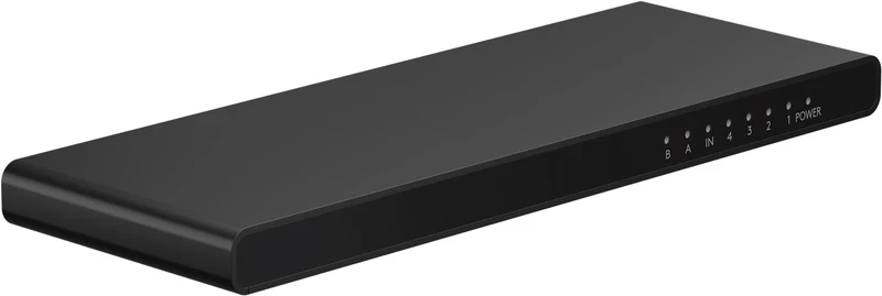 Goobay HDMI Splitter 1x HDMI™-Eingangssignal auf 4x HDMI™-Ausgänge auf, maximal 4K Ultra HD 2160p (60 Hz) möglich