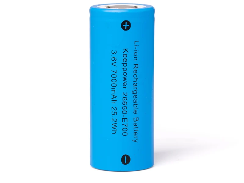 Keeppower 26650-T700 Li-Ion Akku 3,6V - 3,7V 7000mAh¹ Tieftemperatur-Zelle³