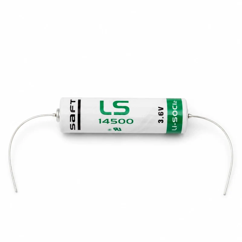 Pile SAFT LS14500 CNA Lithium AA 3.6 V 2.6 Ah à fils axiaux