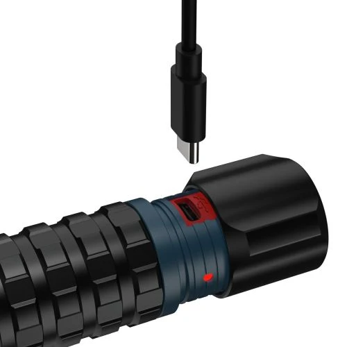 ANSMANN LED Taschenlampe Survival TS3000RF – wiederaufladbare Outdoor-Taschenlampe mit 3000 Lumen