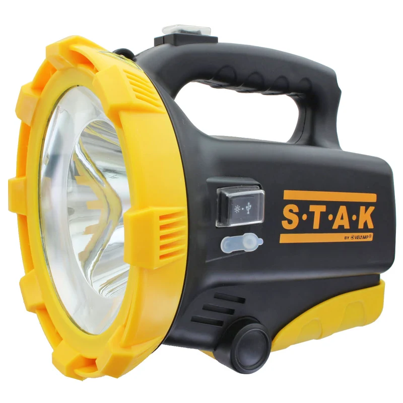 Velamp LED-Suchscheinwerfer 20Watt Cree LED mit Trageriemen, 12V Autoadapter, 12V Adapter