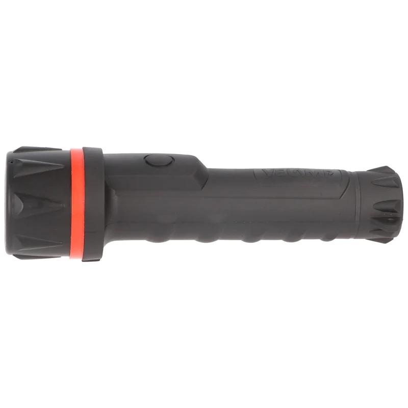 Velamp LED Gummi-Taschenlampe, 3 LEDs, wasserdicht, mit Tragesenkel, Lieferung ohne Batterien