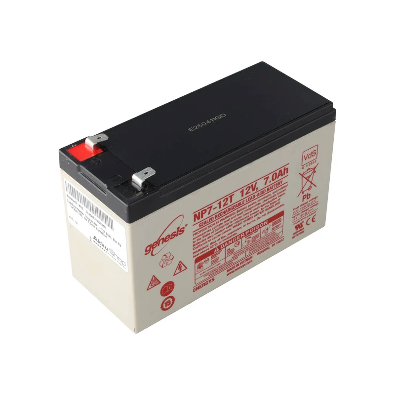 EnerSys Hawker Genesis NP7-12T Akku, Blei PB 12 Volt 7Ah, mit 6,3mm Kontakten