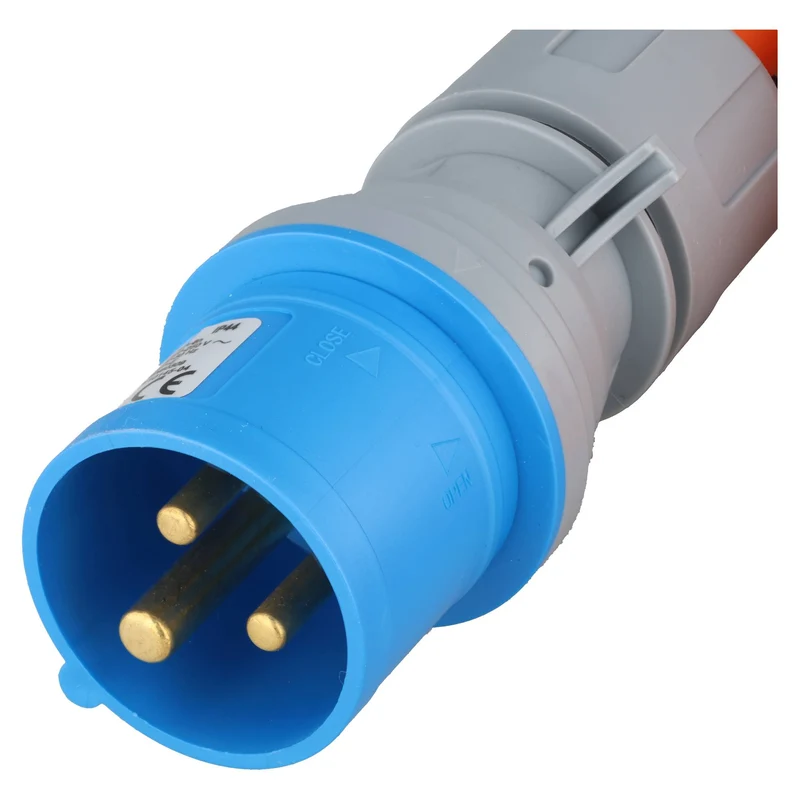 Goobay CEE-Adapterleitung, CEE-Stecker auf Schutzkontakt-Kupplung, 1,5 m