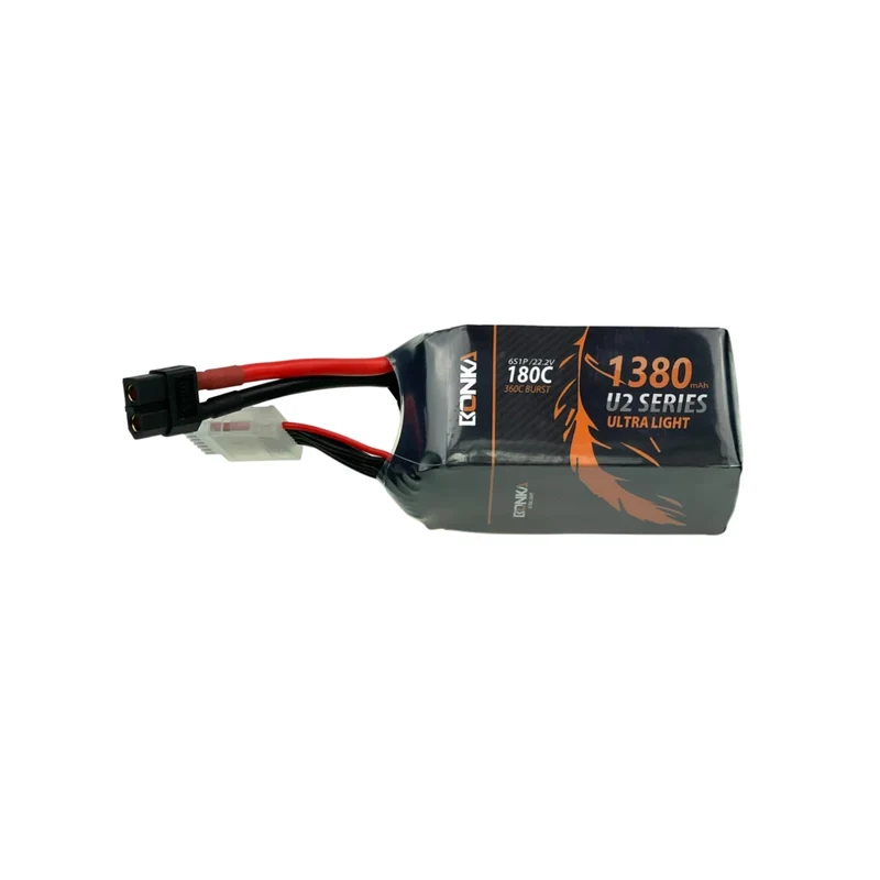 Bonka 6S 1380mAh 22,2V 180C/360C XT60 FPV LiPo
