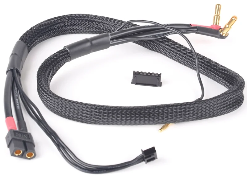 Absima Ladekabel XT60 - 4/5mm Goldstecker / XH Adapter 600mm