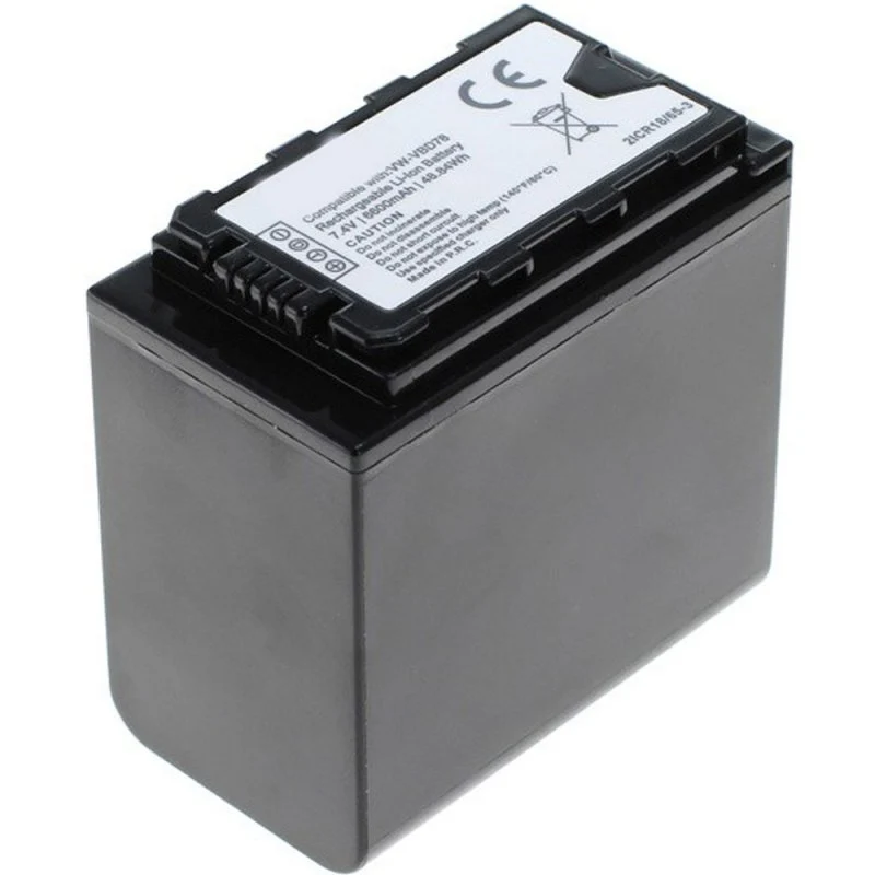 AccuCell VW-VBD78 Akku für Panasonic HC-X1000 mit Akkustandanzeige VW-VBD78 6600mAh