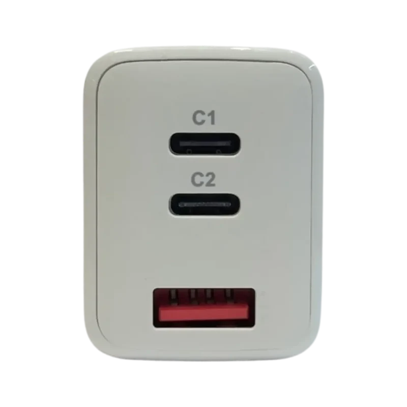 Chargeur mural rapide 65W everActive SC-650Q – 2x USB-C PD/PPS + 1x USB QC4+