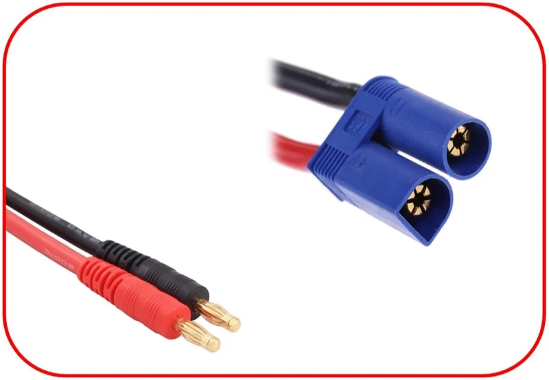 Absima Ladekabel 4mm Goldkontaktstecker - EC5 300mm