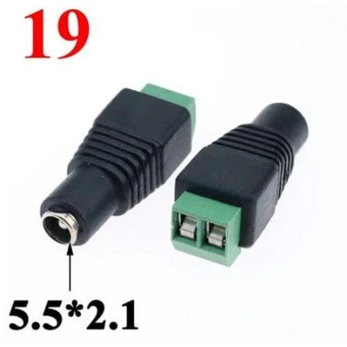 Convertisseur de fiches d'adaptation Input 5.5x2.1mm