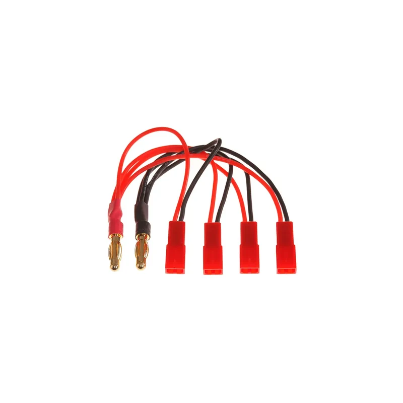 Mylipo Ladeadapter 4-fach JST (parallel) SR120/mqx -->4mm Goldstecker