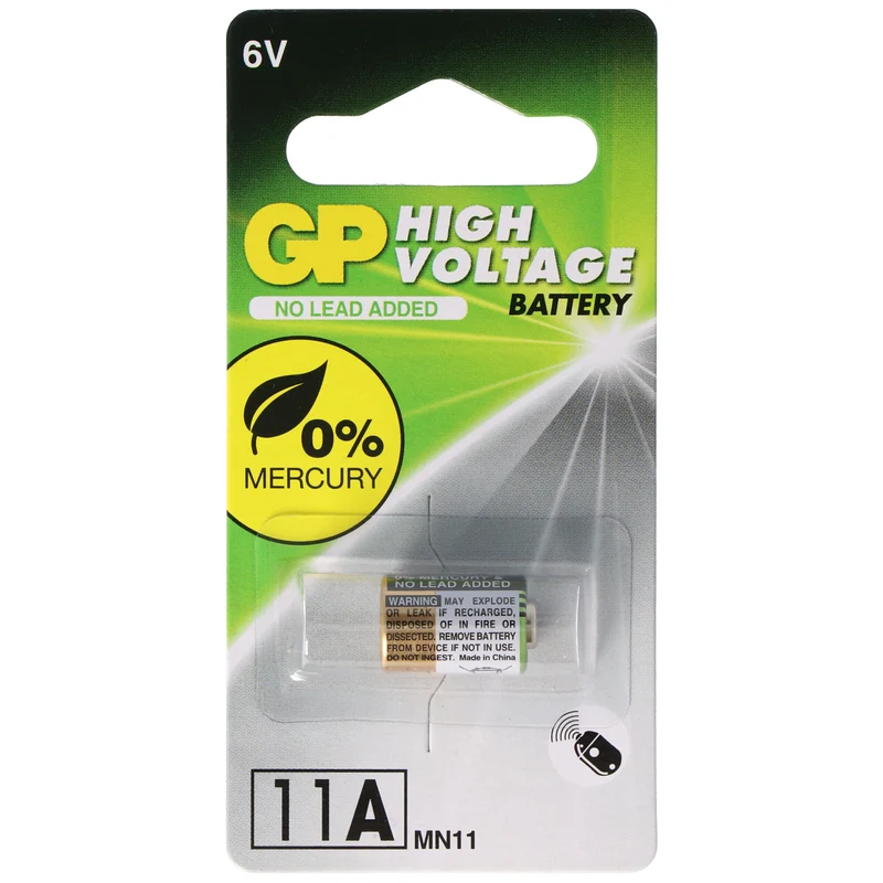 GP11A GP Batterie, 6 Volt Alkaline High Voltage Battery