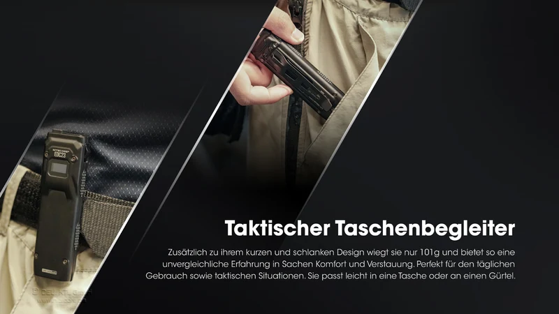 Nitecore Taschenlampe EDC23 SABER - 2500 Lumen