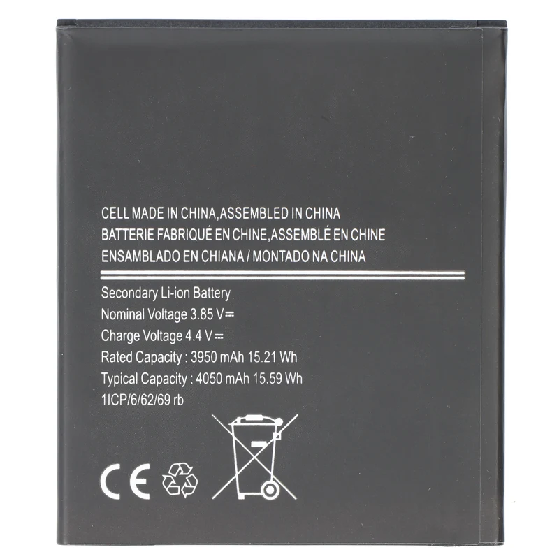AccuCell Akku passend für Samsung Galaxy Xcover Pro, SM-G715, Li-Polymer, 3,85V, 3950mAh, 15,2Wh