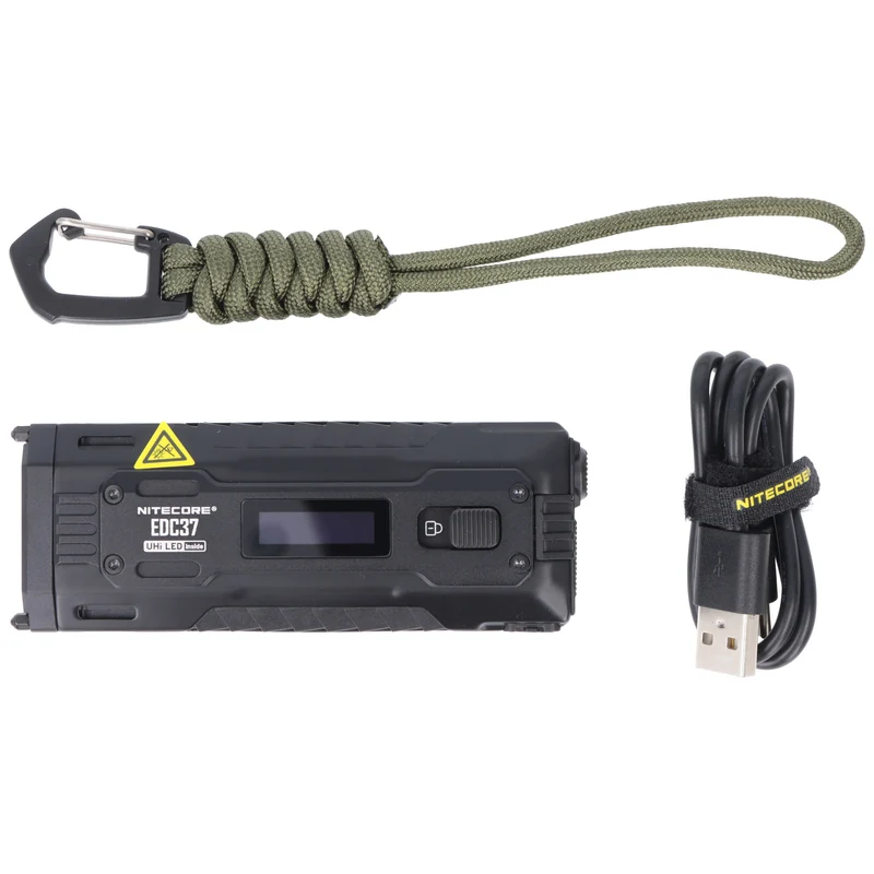 Nitecore EDC37 taktische LED-Taschenlampe, 8000 Lumen, -Stil, Li-Ion Akku 8000mAh, 6952506409150