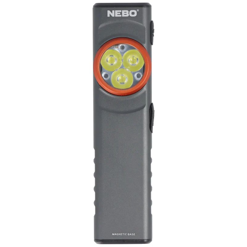 NEBO NEB-FLT-1042-G, die leistungsstarke LED-Taschenlampe mit Magnetfuß & Akku