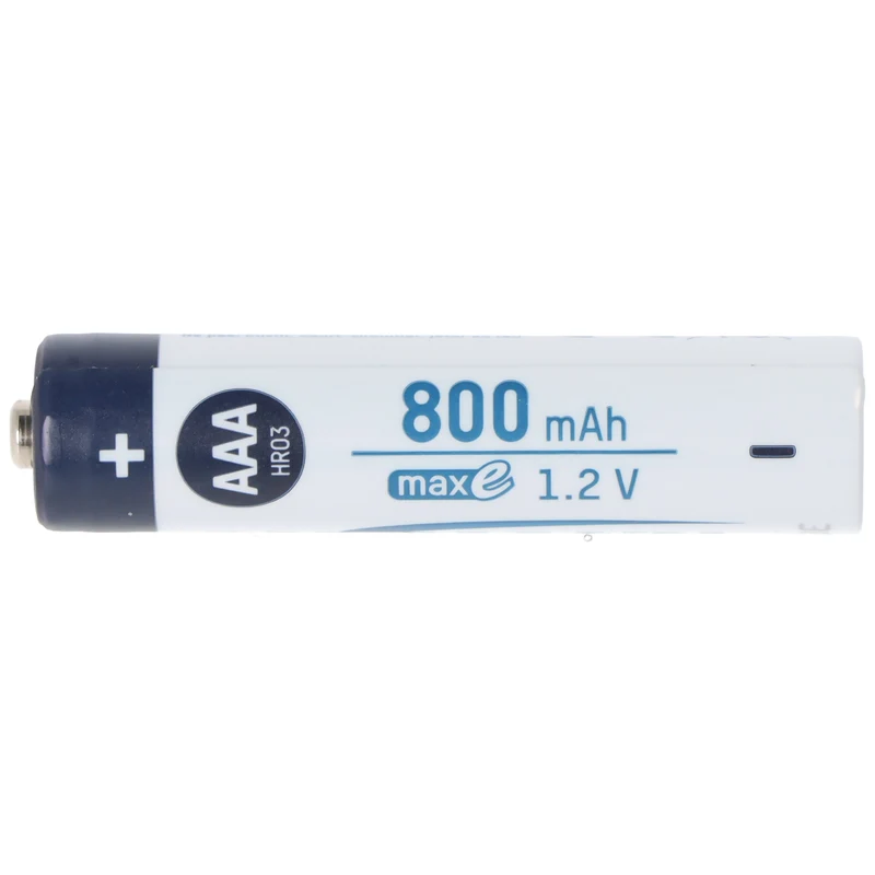 Ansmann NiMH Akku Micro AAA 800 mAh maxE, 1,2 Volt, 6er Sparpack, perfekt für den alltäglichen Gebrauch