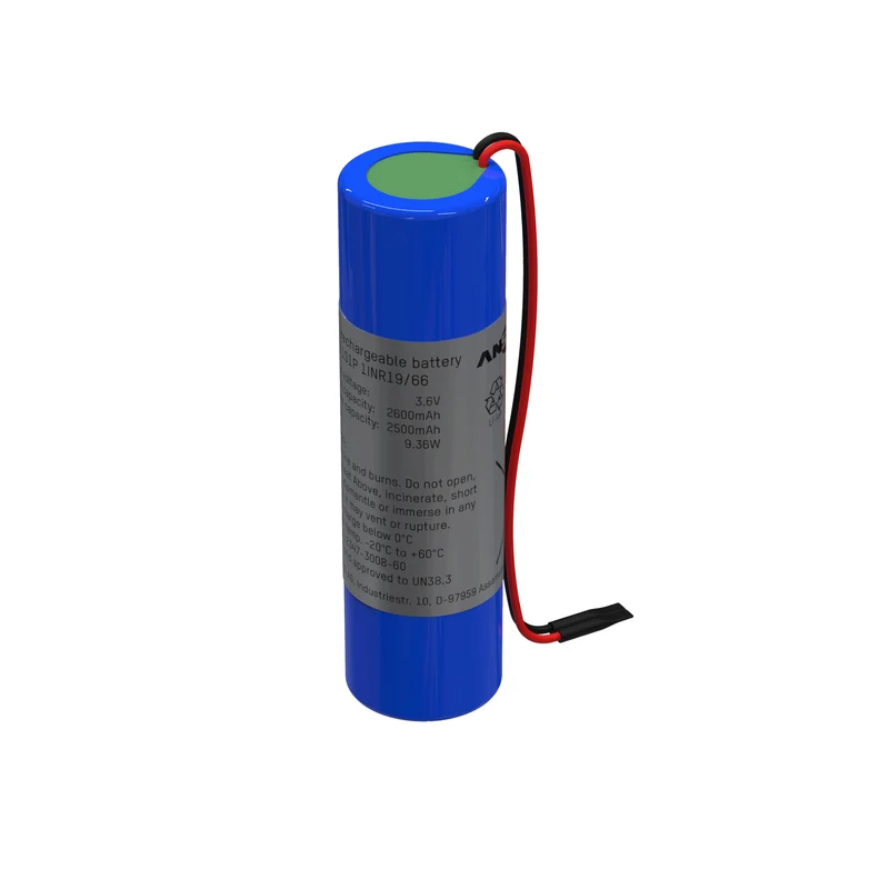 Ansmann Lithium-Ionen Akkupack 3,6 Volt / 2600 mAh / 1S1P, ideal für mobile Anwendungen