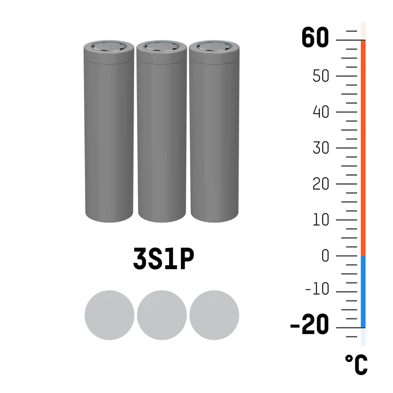 Ansmann Lithium-Ionen Akkupack 10,8 Volt / 2600 mAh / 3S1P, ideal für mobile Anwendungen
