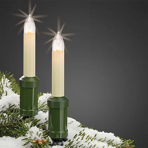 Hellum LED Schaftkerzenkette 20flg. außen 860023