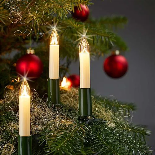 Hellum LED Schaftkerzenkette 20flg. außen 860023