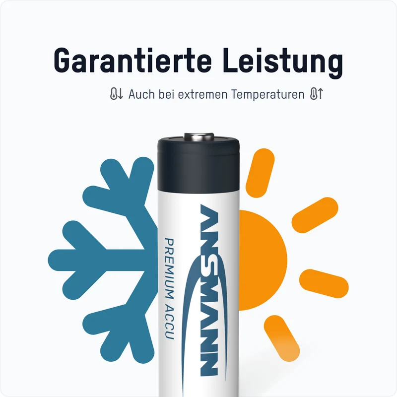 ANSMANN NiMH Akku Mignon AA 2100 mAh maxE 8er Schrumpffolie, ideal für den alltäglichen Gebrauch
