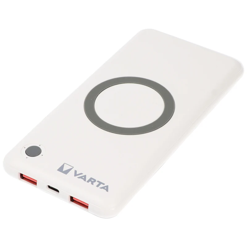 Varta Akku Powerbank, 3,7V/10.000mAh, Wireless, 2xUSB-A/1xUSB-C, QC 3.0, Power Delivery