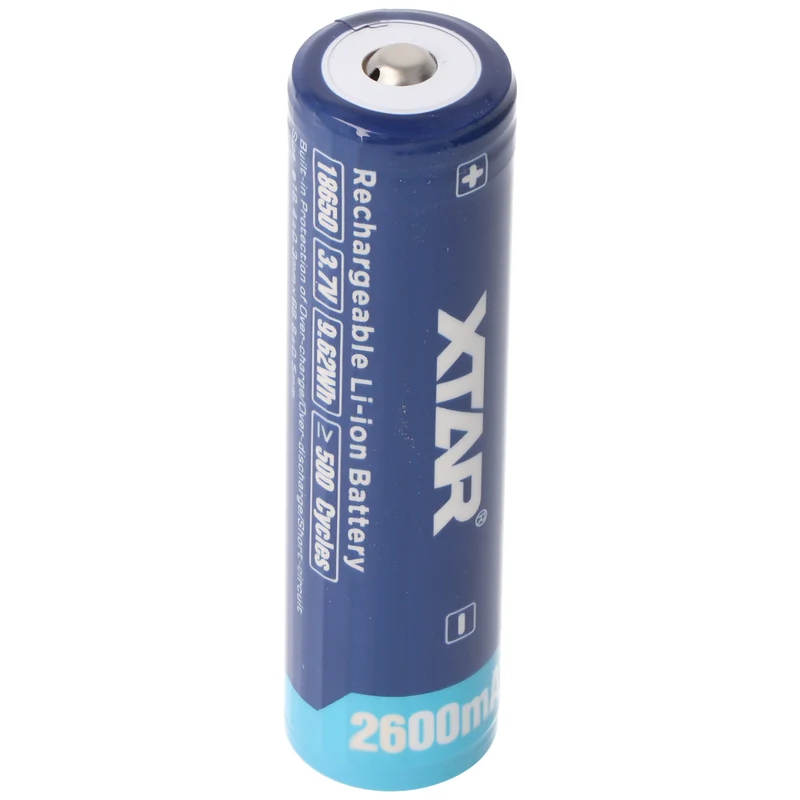 XTAR 18650 Li-Ion-Akku mit 2600mAh 3,6V - 3,7V