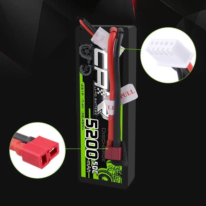 Ovonic Car 2S 5200mAh 50C 7,4V Hard Case LiPo mit Deans-Stecker (4 St.)