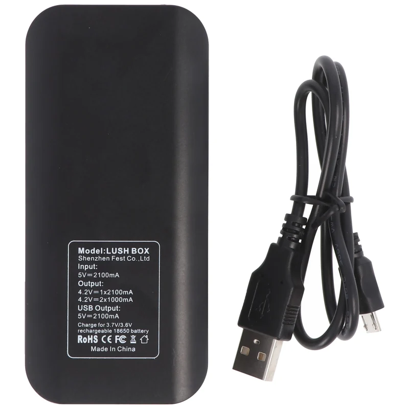 Efest 3in1 Powerbank & Ladegerät für 18650 Li-Ion Akkus – USB-Ausgang 2,1A