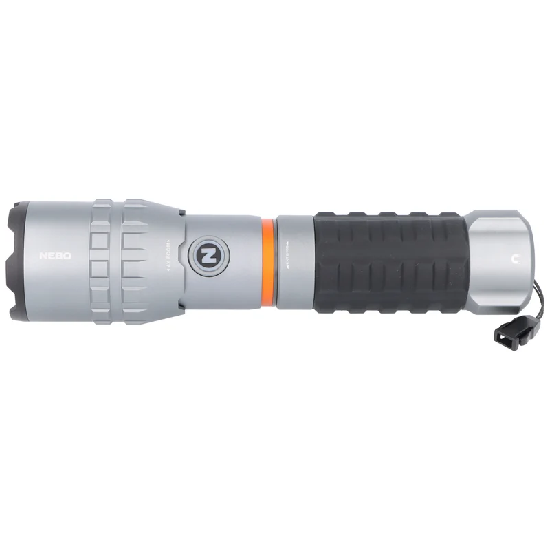 NEBO Slyde King 4K LED Taschenlampe, 4000 Lumen, bis zu 350 Meter Leuchtweite, mit Arbeitslicht