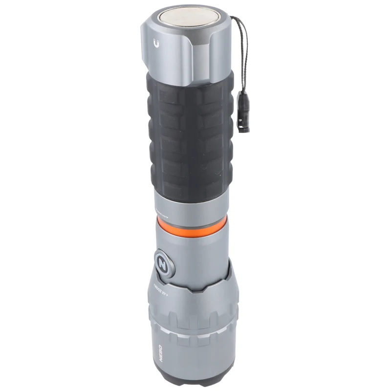 NEBO Slyde King 4K LED Taschenlampe, 4000 Lumen, bis zu 350 Meter Leuchtweite, mit Arbeitslicht