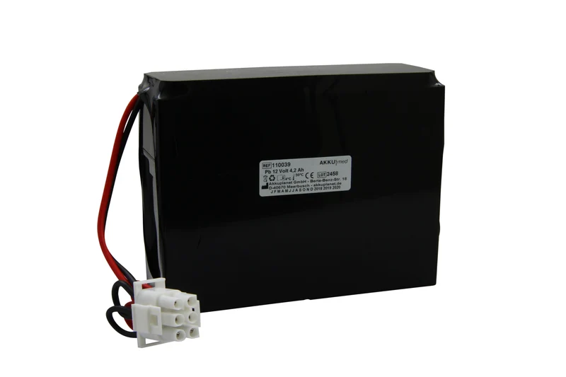 AccuCell Blei Akku passend für Hewlett Packard Codemaster XL+/XE/ M1722A+B/ M1723A+B/ M1724A/ M1758A 12 Volt 4,2 Ah